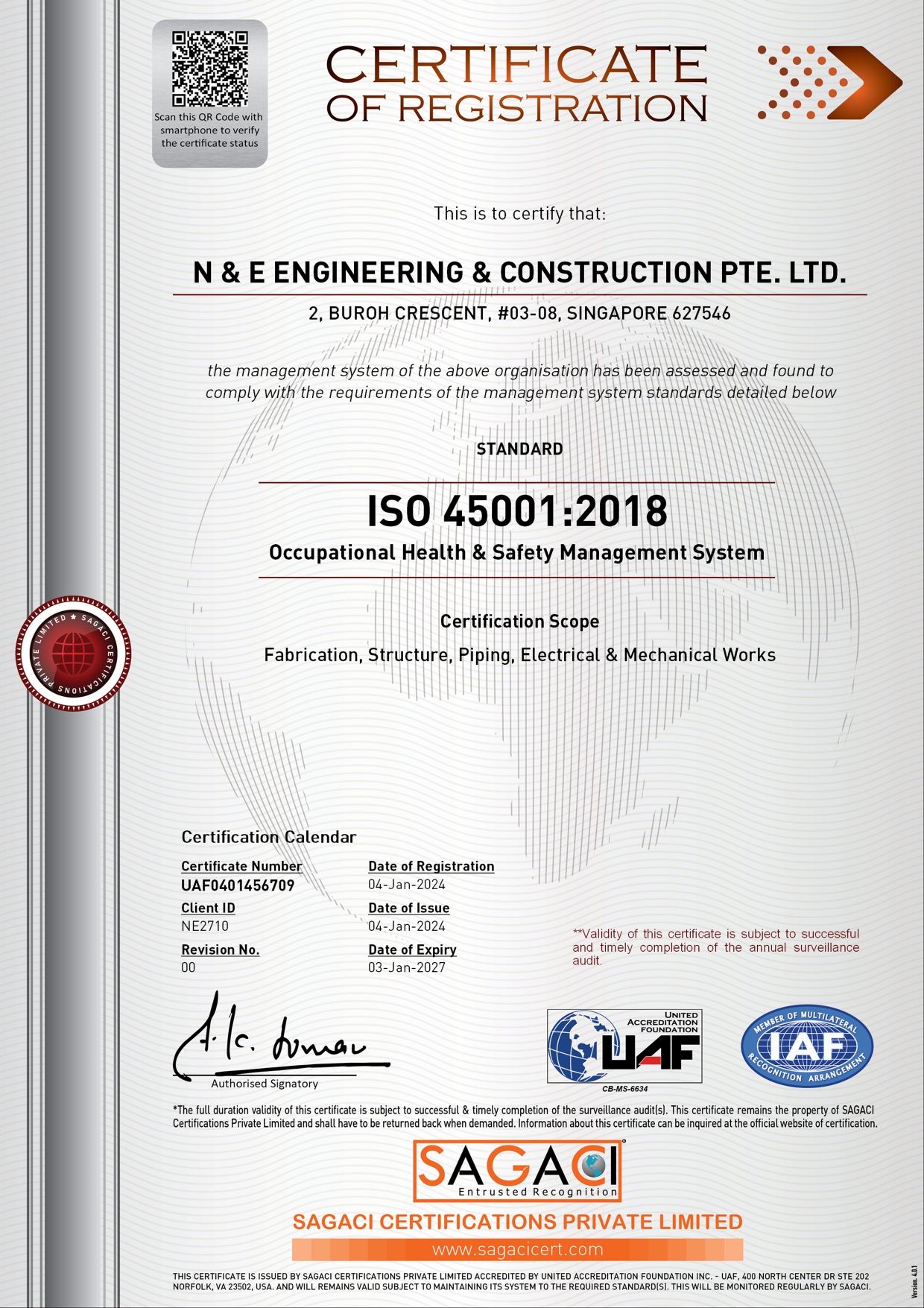 Certificate 2